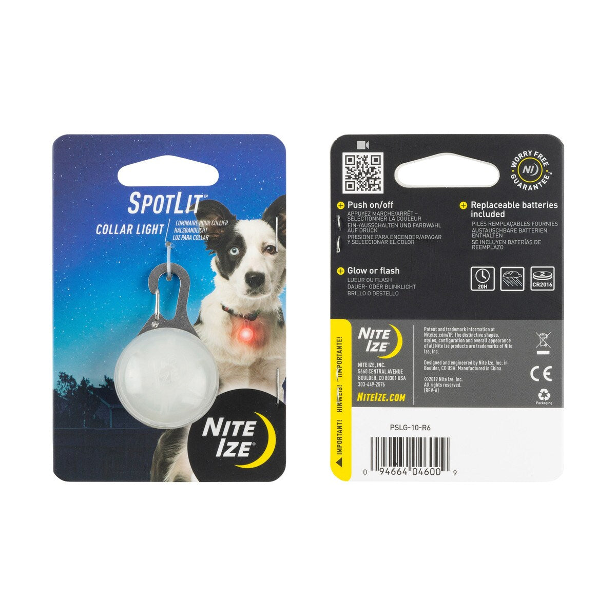 Nite Ize SpotLit Collar Light - Red