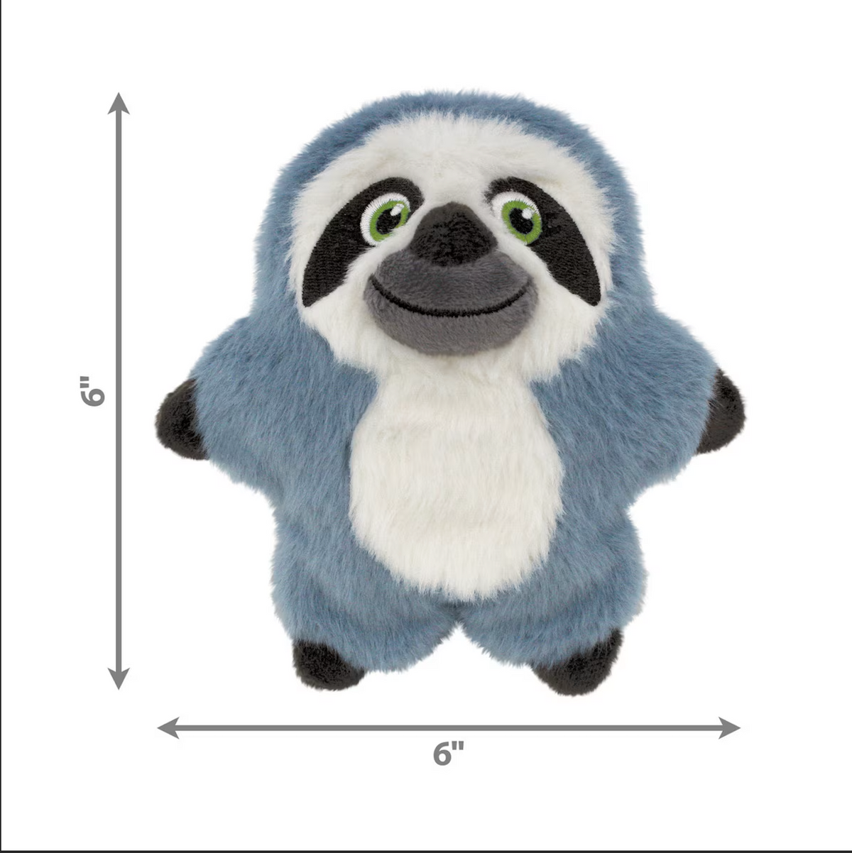 KONG Snuzzles Kiddos Sloth Dog Plush Small