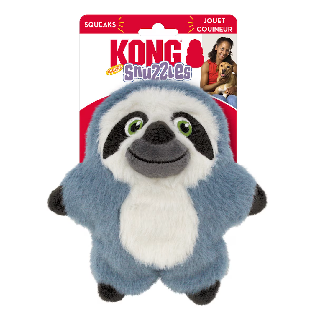 KONG Snuzzles Kiddos Sloth Dog Plush Small