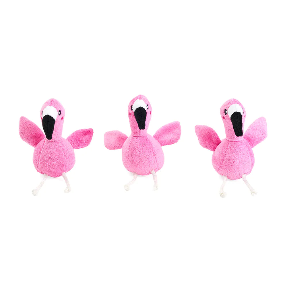 Zippy Burrow Flamingos in Monstera