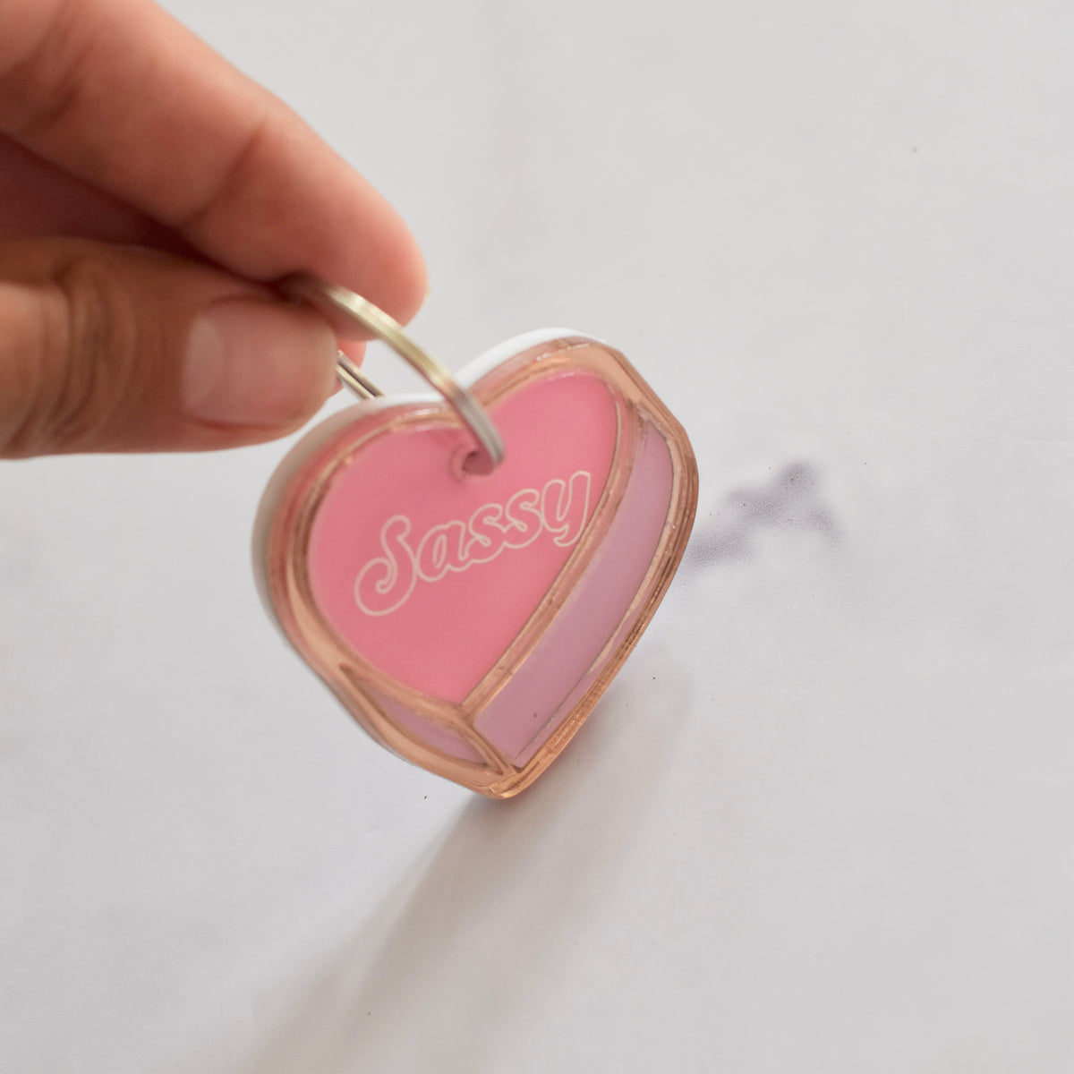 Sassy Heart - Plaquita Personalizada