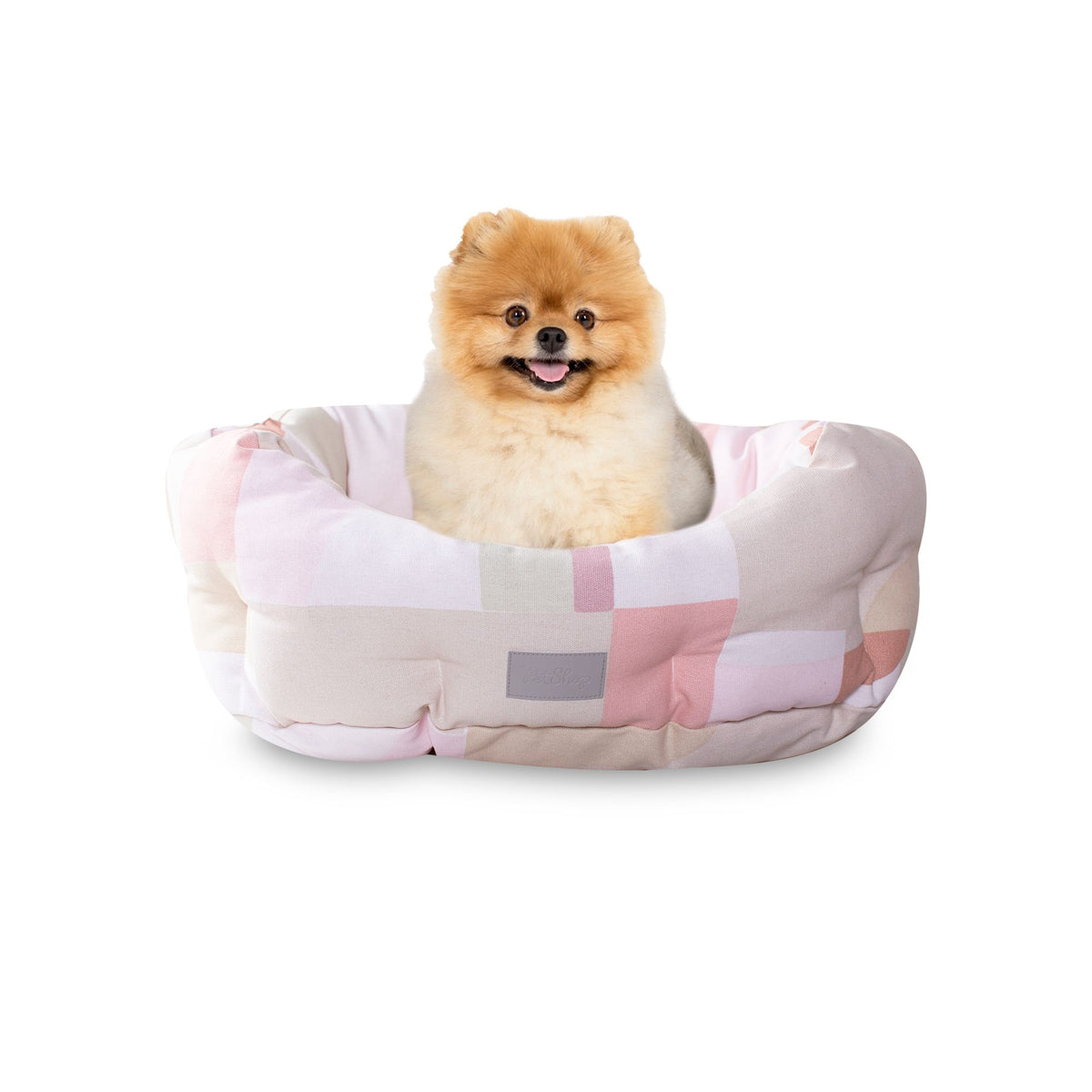 Round Cuddler - Pink Color Block